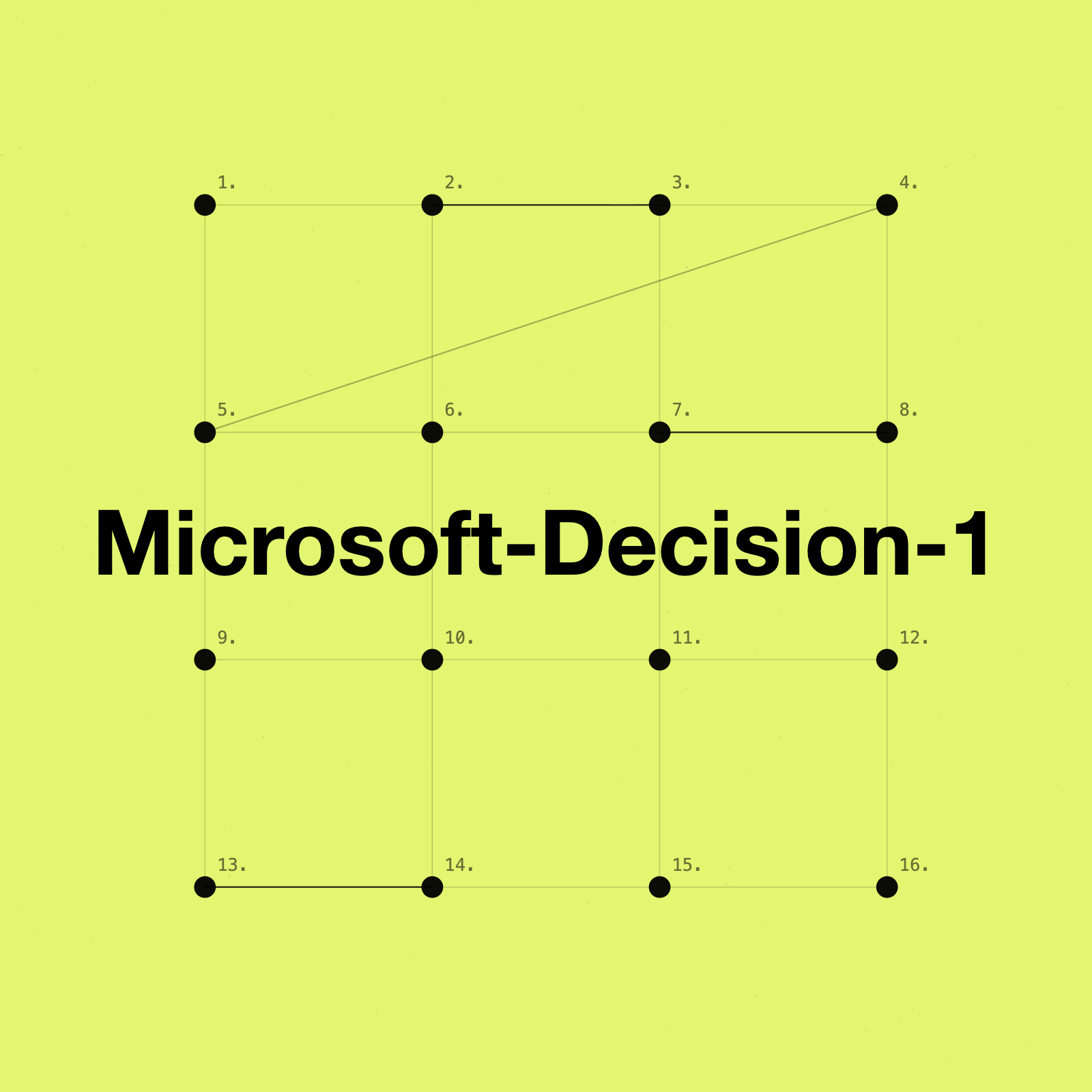微软发布决策小模型 Microsoft-Decision-1